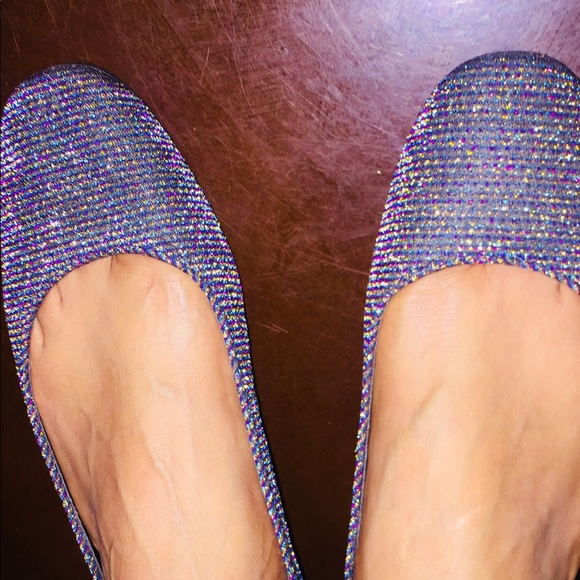 ZARA shimmery,colorful sparkly flats(39) - Picture 11 of 14